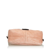 Fendi Baguette Bag Micro Suede in Pink