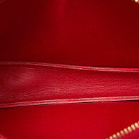 Louis Vuitton Pochette Mini aus Leder in Rot