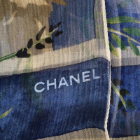 Chanel Schal / Schal Seide in Blau