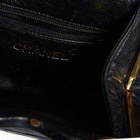 Chanel Borsa a mano in pelle nera