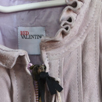 Red Valentino Jacke aus Leder in Nude