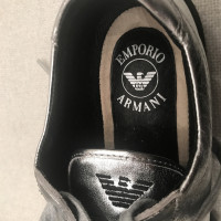 Armani Silver leather sneaker