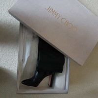 Jimmy Choo Bottes en cuir noir