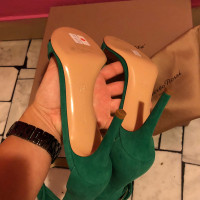 Gianvito Rossi Sandals Suede in Green