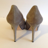 Kate Spade pumps / Peeptoes made of leather in grey