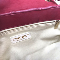 Chanel Schoudertas in rood leer