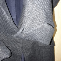 Armani Collezioni Giacca/Cappotto in Cotone in Blu