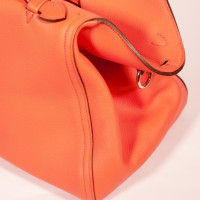 Hermès Oxer aus Leder in Orange