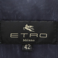 Etro Cotton vest in blue