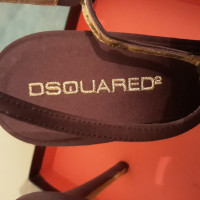 Dsquared2 Sandales en cuir mauve