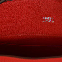 Hermès So Kelly 22 Leather in Red