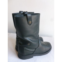 Max & Co Leather Boots in Black
