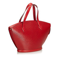 Louis Vuitton Sac à main en cuir rouge