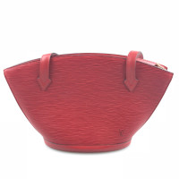 Louis Vuitton Sac à bandoulière en cuir rouge