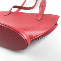 Louis Vuitton Sac à bandoulière en cuir rouge