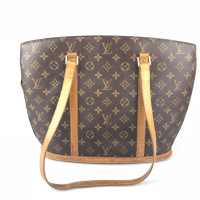 Louis Vuitton Tote Bag Tela in marrone