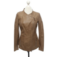 Vsp Of Vespucci Jacket/Coat Leather in Khaki