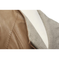 Vsp Of Vespucci Jacke/Mantel aus Leder in Khaki
