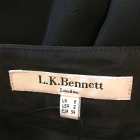 L.K. Bennett Hose Wolle in Schwarz