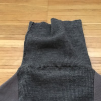 Steffen Schraut Knitted wool sweater in grey