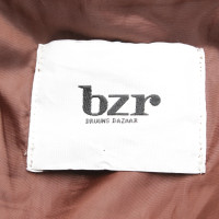 Bruuns Bazaar Leather skirt in Bordeaux