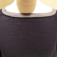 Fabiana Filippi Knitted wool sweater in blue