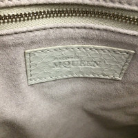 Alexander McQueen Handtasche Leder in Weiß