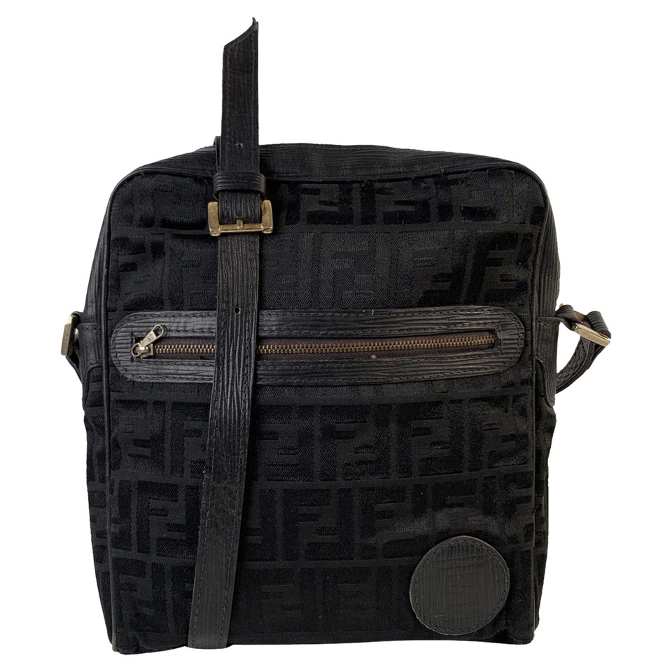 Fendi Shoulder bag Canvas in Black