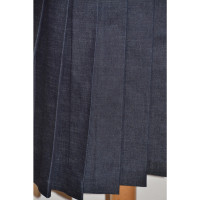 Victoria Beckham skirt cotton in blue