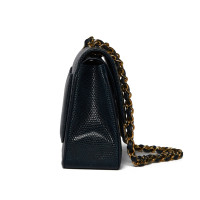 Chanel Classic Double Flap Bag Small Lizard