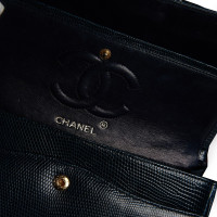 Chanel Classic Double Flap Bag Small Lizard