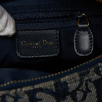 Christian Dior Sac à main en toile bleue