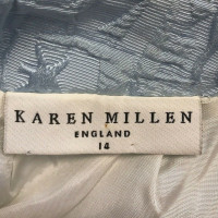 Karen Millen Jupe Coton en Bleu