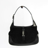 Gucci Shoulder bag Suede in Black