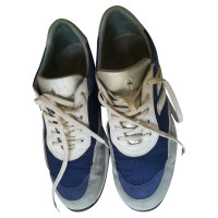 Cesare Paciotti Chaussures de sport en Daim en Bleu