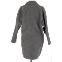 Comptoir Des Cotonniers Giacca di lana grigia / cappotto
