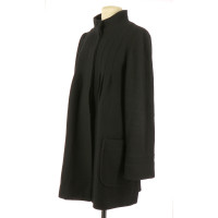 Maje Jacke / Mantel aus Wolle in Schwarz