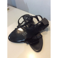 Roger Vivier Laksleren sandalen in zwart