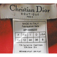 Christian Dior Oberteil aus Kaschmir in Rot