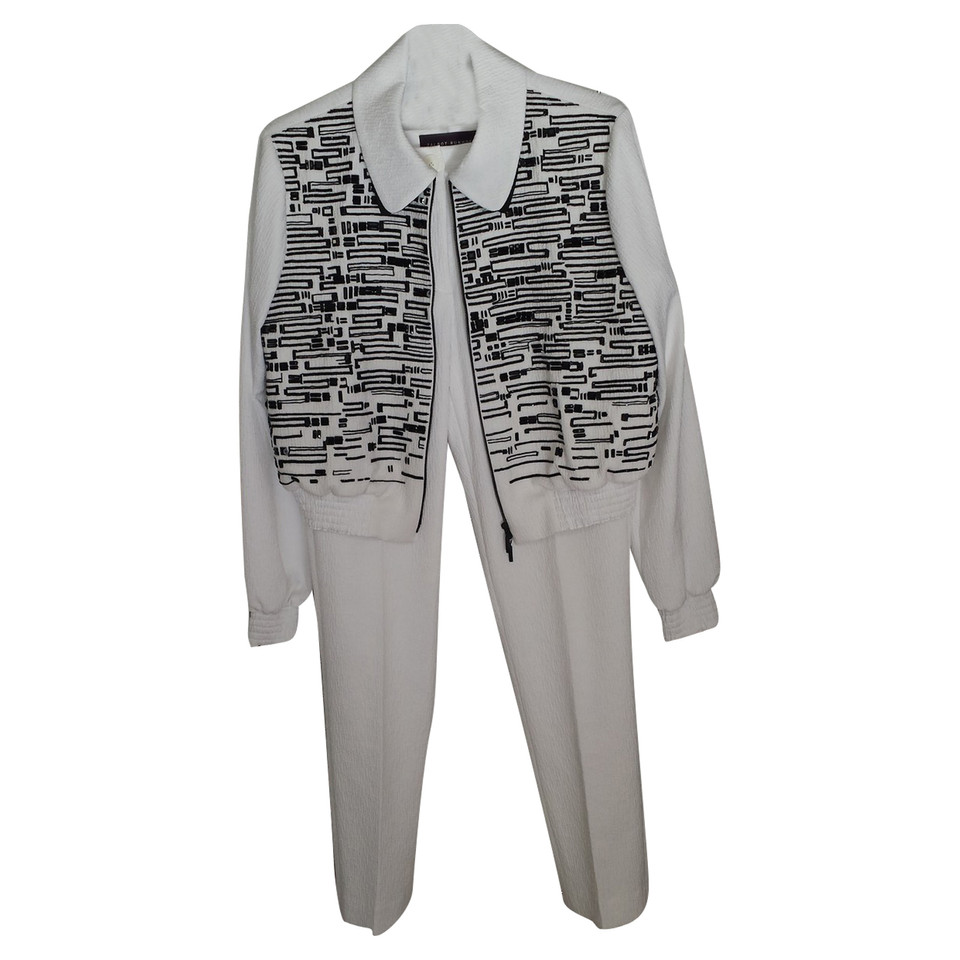 Talbot Runhof Suit in White