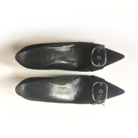 Miu Miu pumps / Peep Toe Wildleder in Schwarz