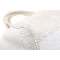 Salvatore Ferragamo Handtasche Leder in Weiß
