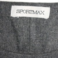 Sport Max Robe en laine grise