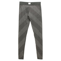 Philipp Plein leggings gris avec strass