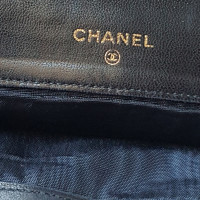 Chanel Leren portemonnee in zwart