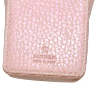 Aigner Bag/Purse Leather in Pink