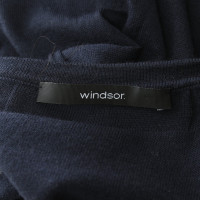 Windsor Oberteil aus Wolle in Blau