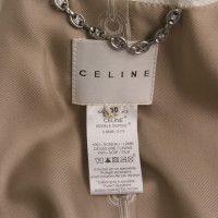 Céline Veste / manteau en cuir blanc