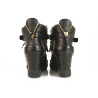 Giuseppe Zanotti Sneakers en cuir noir