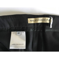 Balenciaga Pantalon Laine Noir